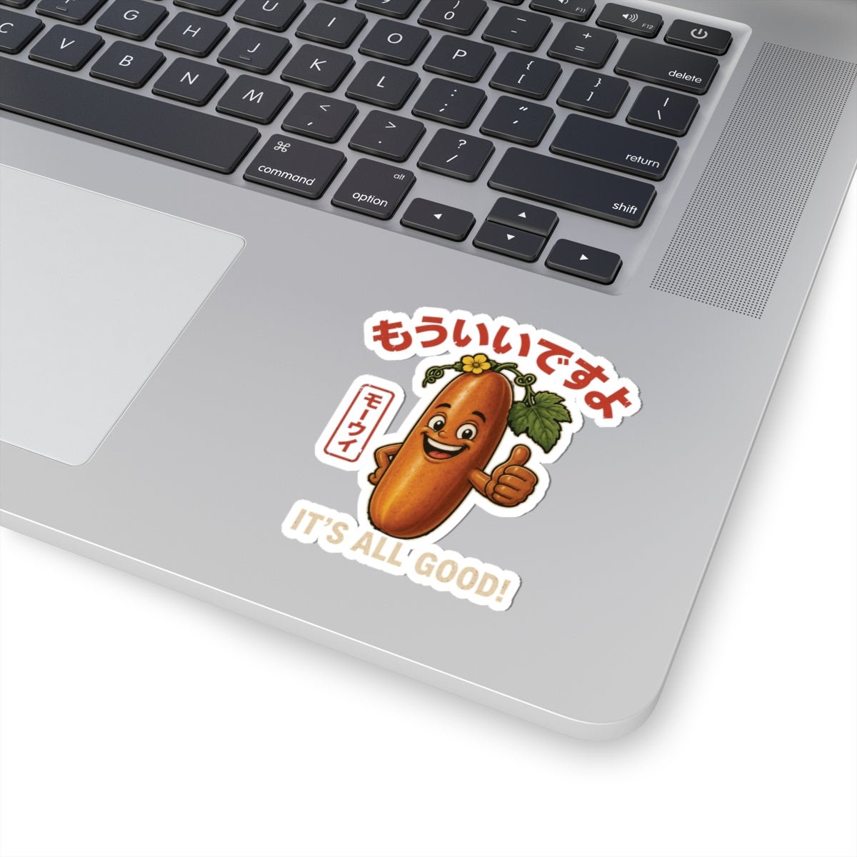Kawaii Thumbs-Up Mouii Sticker — “It’s All Good!” Japanese Mascot Kiss-Cut Sticker - BLUE HABU合同会社　