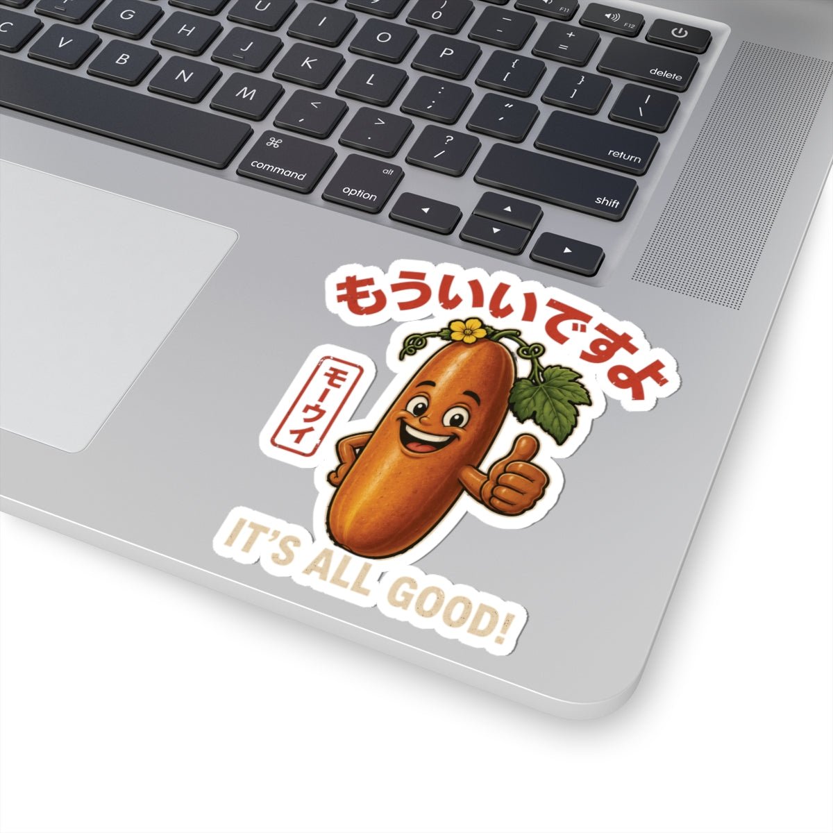 Kawaii Thumbs-Up Mouii Sticker — “It’s All Good!” Japanese Mascot Kiss-Cut Sticker - BLUE HABU合同会社　