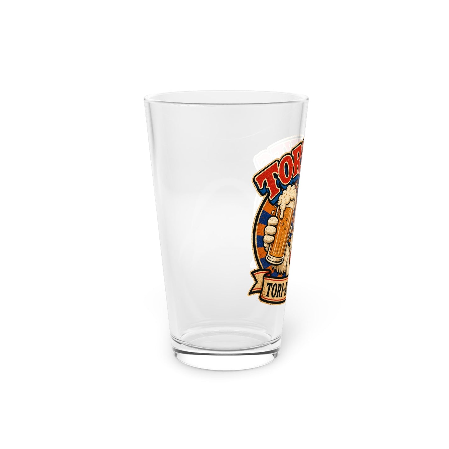 TORI EYES Beer Pint Glass — 16oz Novelty Chicken Beer Glass - BLUE HABU合同会社　